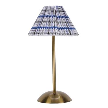 Imagem de ASHATA Abajur Plissado, Abajur Plissado para Quarto, Abajures de Cabeceira para Mesa de Cabeceira Com 3 Cores Reguláveis ​​por Toque, para Decoração de Escritório Doméstico (Estilo1 (madeira de