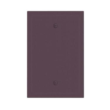 Imagem de WUYOCHA Placa decorativa para interruptor de luz, manjericão roxo, 1 gangue, sem dispositivo, capas de tomada em branco únicas, placas de parede para tomadas elétricas, placa frontal para quarto