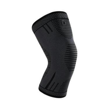 Imagem de 1 pc elástico respirável compressão joelho suporte manga para basquete