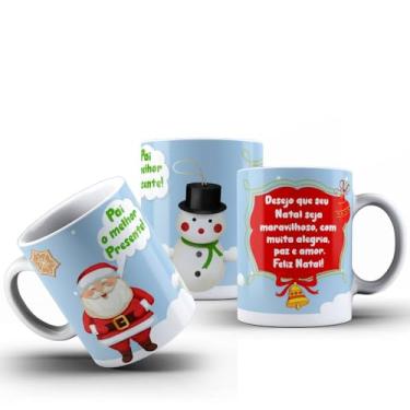 Imagem de Caneca Natal Papai Noel Diversas Estampas Porcelana 325ml (MOD11)