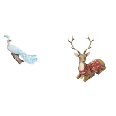 Imagem de Whtkoph Escultura de Rena, Figura Decorativa para Jardim, Artesanato, Estátua para Casa, Sala de Estar, Escritório, Quarto, Pátio, Decoração.