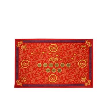Imagem de Good Luck Tapete de porta de chão, tapete de porta exterior/interior, capacho, decoração Feng Shui e presentes para casa, decoração de ano novo chinês, decoração chinesa e presentes