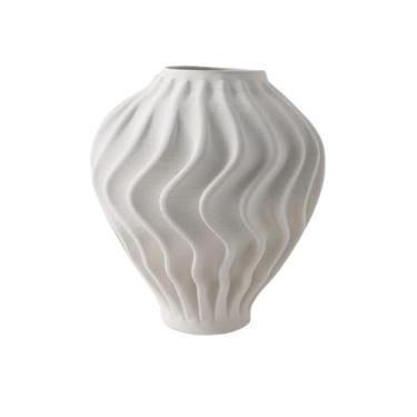 Imagem de Vasos de flores Vasos para flores de capim-dos-pampas para cozinha, sala estar, quarto, escritório, prateleira ou centro mesa Vaso de cerâmica