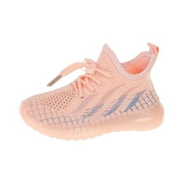 Imagem de Tênis Casuais Leves Para Meninos E Meninas, Solado De Borracha, Não Es