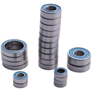 Imagem de Peças de carro RC compatíveis com Arrma for Typhon for Kraton for Outcast for Notorious for Senton RC Car Upgrade Parts 22Pcs Kit de rolamentos selados de borracha