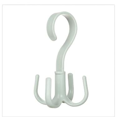 Imagem de Naroote Cabide de Bolsa Giratório Organizador de Armário Eficiente para Quarto Arrumado, Gancho de Saco de Plástico para Lenços e Bolsas, Rack de Guarda-roupa que Economiza Espaço para Uso Doméstico