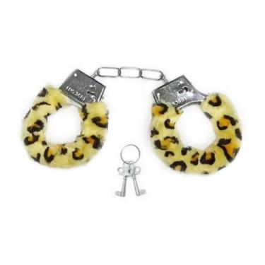 Imagem de Algemas em Metal Com Pelúcia - MEAME, Msm1011 onça, ÚNICO