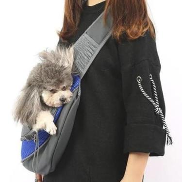 Imagem de Bolsa Pet Canguru Transporte Cachorro Gato Animais Estimaçao Passeio V