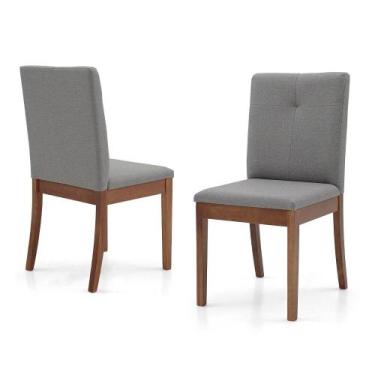 Imagem de Conjunto 2 Cadeiras para Mesa de Jantar Herval Dot, Desmontável, Madei