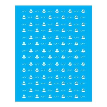 Imagem de Stencil Tamako Estampa Barcos - 20X25Cm - Ref B753