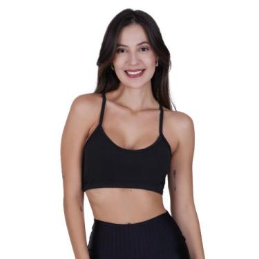 Imagem de Top Fitness Alça Sem Bojo Liso - c8 TOP ANA - BELLA DA SERRA MODAS, Pr