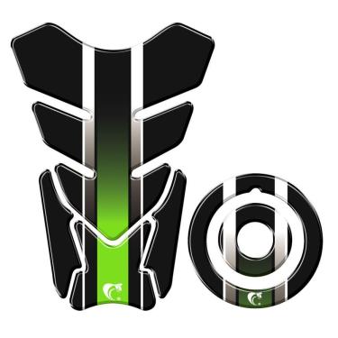 Imagem de Adesivo Protetor Tanque E Bocal Moto Yamaha Ano + 2000 Verde