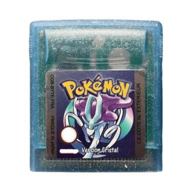Imagem de Cartucho GBC Da Série Pokémon Vermelho Azul Cristal Dourado Prata Amar