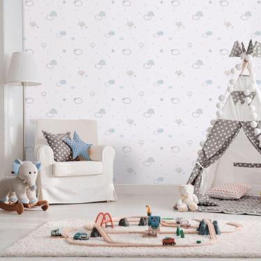 Imagem de Papel De Parede Enzo Arco-íris Azul 288-2