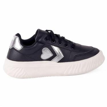 Imagem de Tenis Casual Infantil Feminino WorldColors Lps Fun - Preto-Feminino