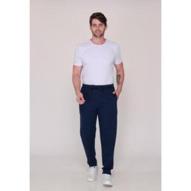 Imagem de Calça Masculina Moletom 7927 Azul-Masculino
