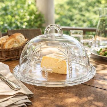 Imagem de Queijeira Trancoso 20cm Em Vidro Transparente Com Tampa - Hauskraft