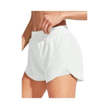 Imagem de Shorts De Yoga Elásticos Femininos Para Fitness, Corrida E Treino, Leg