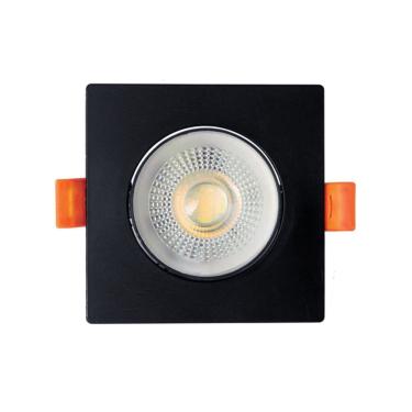 Imagem de Kit 5 Spot Preto De Embutir Luminária Led 7w Bivolt