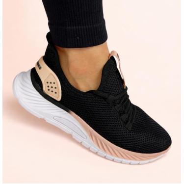 Imagem de Tênis Feminino Esportivo para Academia Caminhada Corrida Confortável L
