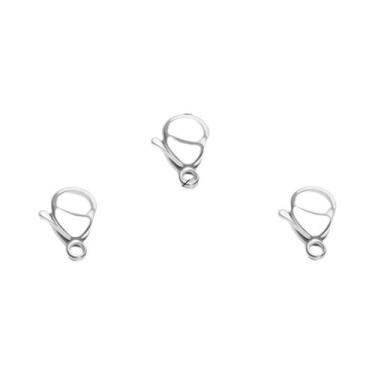 Imagem de Fechos De Lagosta Em Aço Inoxidável 50 Peças, Acessórios Para Joias DI