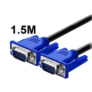 Imagem de Cabo VGA Macho Para Monitor 1,5 Metros Exbom