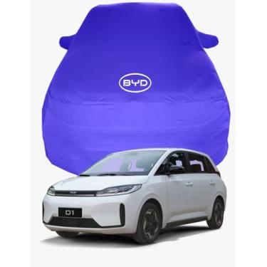Imagem de Capa de Carro BYD D1 Tecido  Lycra Premium - Cadilhe Capas, Azul Royal