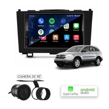 Imagem de Multimídia MP10 CarPlay e Android Auto CRV 2007 até 2011 - First Optio