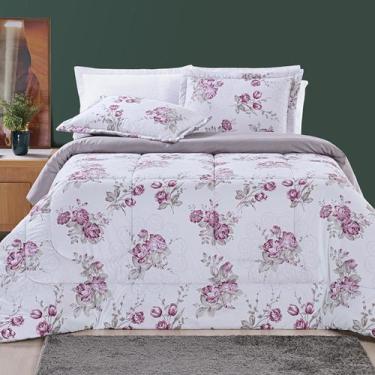 Imagem de Kit Edredom Super King 3 Peças Avere Coberta Dupla Face Estampado 200 