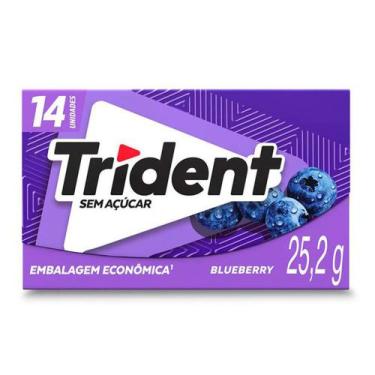 Imagem de Goma de Mascar Trident Sabor Blueberry 25,2g