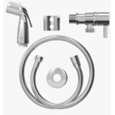 Imagem de Kit Ducha Higiênica Cromada Abs 1,20m Com Registro - Censi