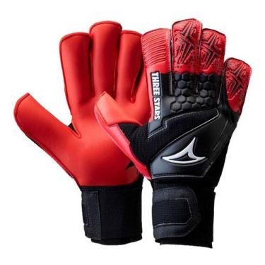 Imagem de Luva Goleiro Three Stars Sky Profissional Várias Cores, Skyvermelha, G