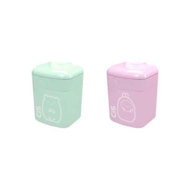 Imagem de Apontador Escolar Mini 415 com Depósito Cores Pastel CIS Unidade/Kit, 