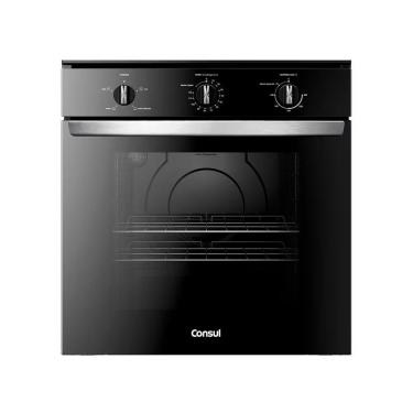 Imagem de Forno Elétrico de Embutir Consul COB84BE 84L 1600W com Timer e Luz Interna Preto 220V