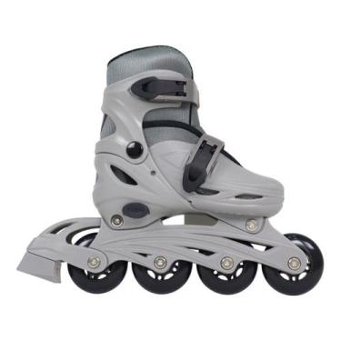 Imagem de Patins Inline Basic Chumbo (29-32) Bel - Bel Fix, 29-32