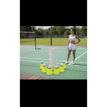 Imagem de 2x Kit 6 Petecas Badminton Amarelas P/ Treino Rápido e Preci - Congrat