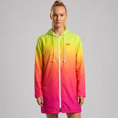 Imagem de Roupão De Natação Adulto New Malta - DEGRADÊ ROSA G - Speedo, Amarelo 