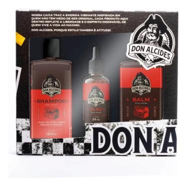 Imagem de Kit Barba Presente Dia Dos Pais Don Alcides Barba Negra