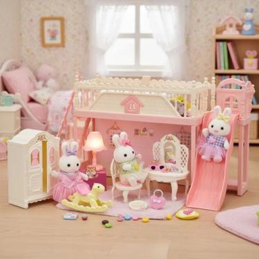 Imagem de Casinha Feliz Conjunto Quarto Divertido Tipo Sylvanian - Zoop Toys