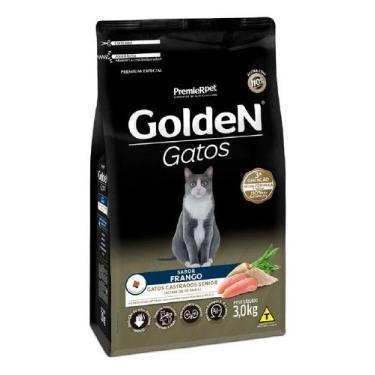 Imagem de Ração Golden Formula Gatos Castrados Senior- Frango 3Kg - Premier