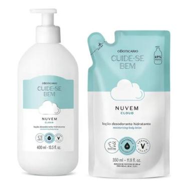 Imagem de Kit cuide se bem hidratante 400ml + refil 400ml nuvem cloud - OBOTICÁR