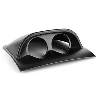 Imagem de Gorgeri Suporte para para-choques de dois furos universal 52 mm preto calibre de painel de carro acessório automático (preto)