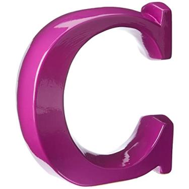 Imagem de Letra C Grande Ceramicas Pegorin Orquidea