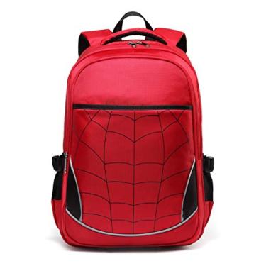 Imagem de Mochila infantil para meninas e meninos, para escola primária, mochila durável para livros, para jardim de infância, Laptop, Vermelho, One_Size