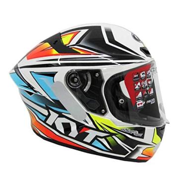 Imagem de Capacete KYT TT Course Radiance Kasma Daniel Azul Branco (60)