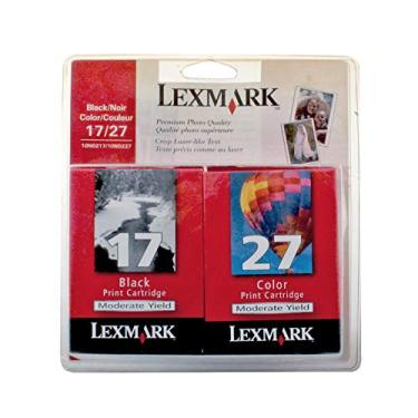 Imagem de Cartuchos de impressão coloridos Lexmark Twin Pack #17 preto e #27-10N0595