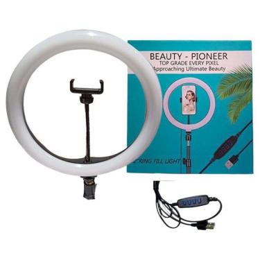 Imagem de Ring Light Iluminador 12 Polegadas Suporte Celular Led Rbg