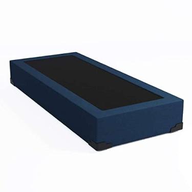 Imagem de Base para Cama Box Solteiro Joe Linho (36x88x188) Azul Marinho