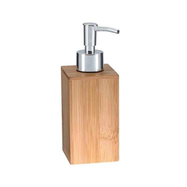 Imagem de Porta Sabonete Líquido Bambu Eco Prime Saboneteira 350ml - Yangzi