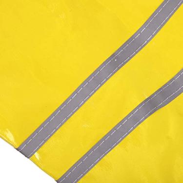 Imagem de Capa de chuva para cães, impermeável para cães, impermeável, capa de chuva respirável para cães(Amarelo + azul, M)